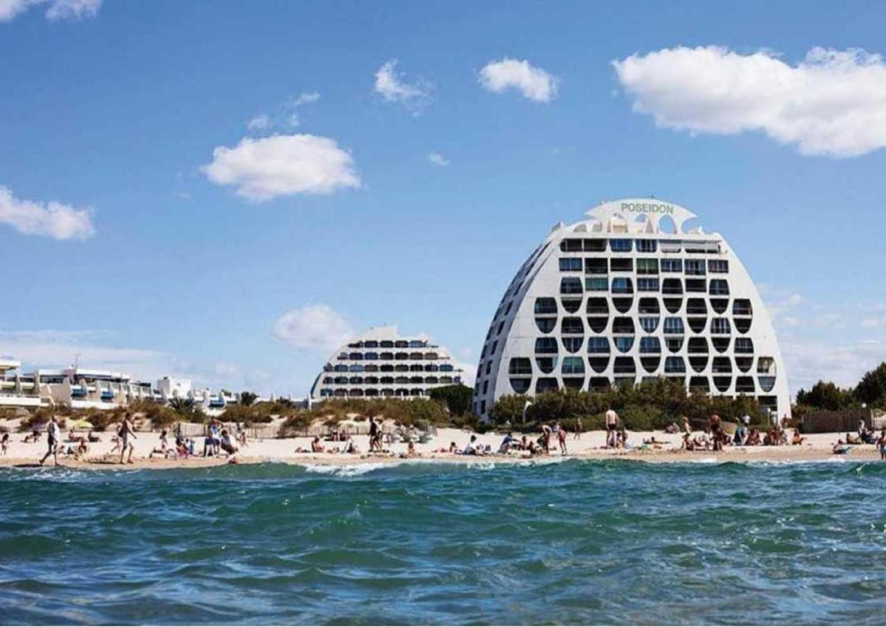 LE CALDERINI APPART - Face PLAGE WIFI et PARK Gratuit CALME - Résid Le Surcouf - CoHôteConciergerie La Grande Motte Esterno foto